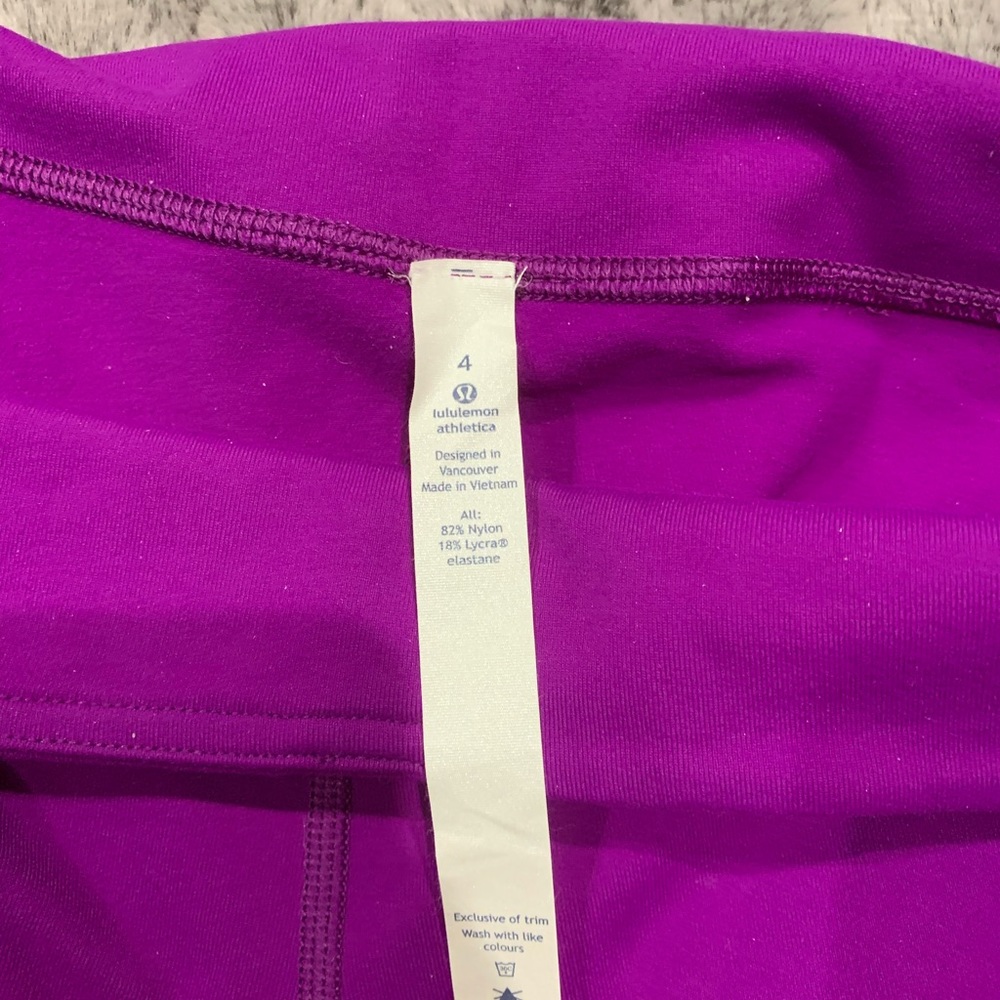 Athleta leggings. Purple. Like new. Only worn once.